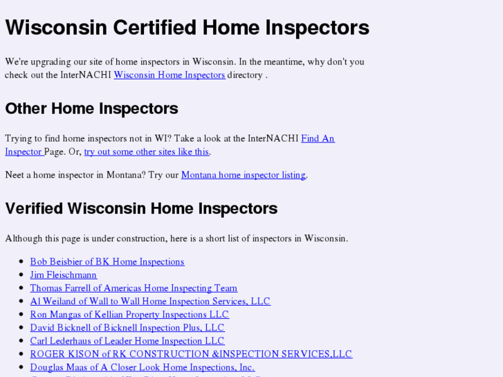 www.wihomeinspector.net