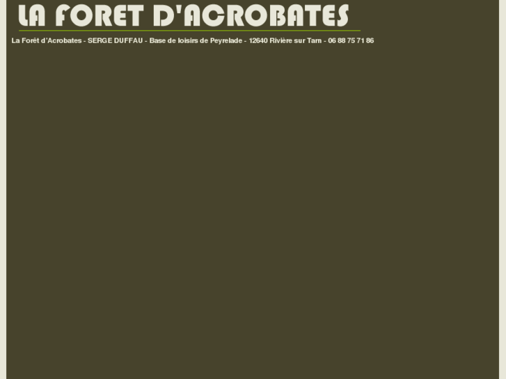 www.foret-acrobates.com