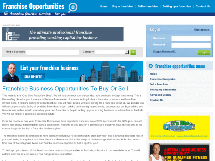 www.franchiseopportunitiesforyou.com.au