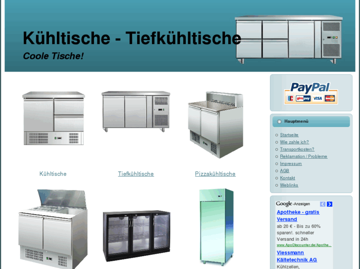 www.kuehltische-tiefkuehltische.de