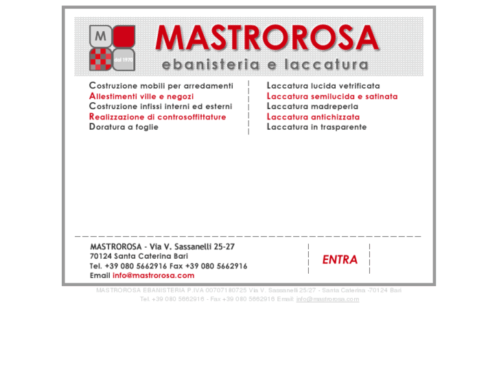 www.mastrorosa.com