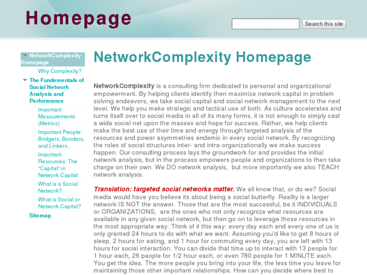 www.networkcomplexity.com