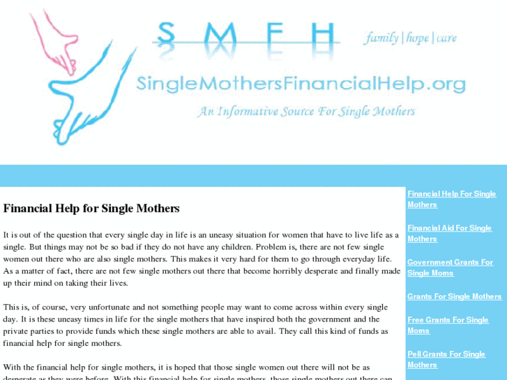 www.singlemothersfinancialhelp.org