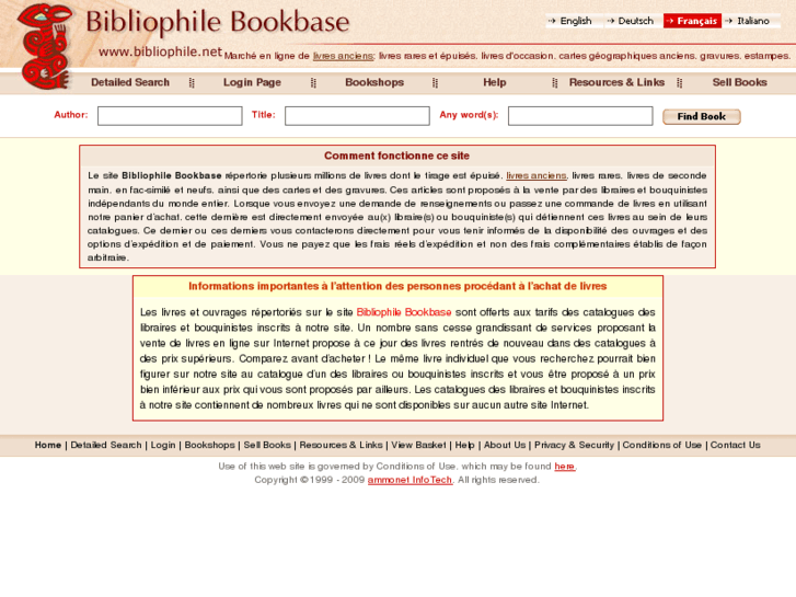 www.bibliophile.eu