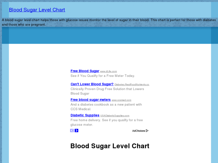 www.bloodsugarlevelchart.com