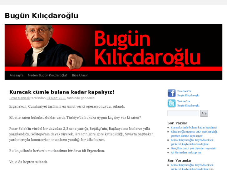 www.bugunkilicdaroglu.com