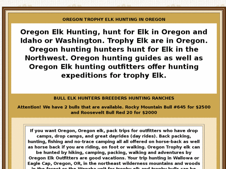 www.oregontrophyelk.com