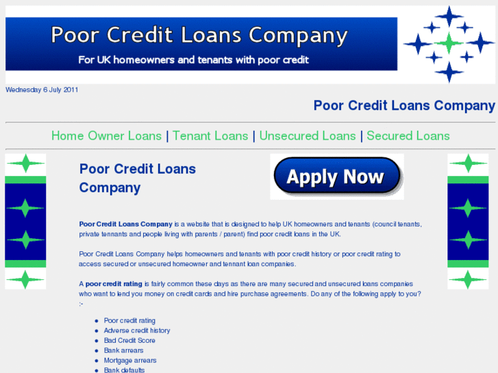 www.poor-credit-loans-company.co.uk