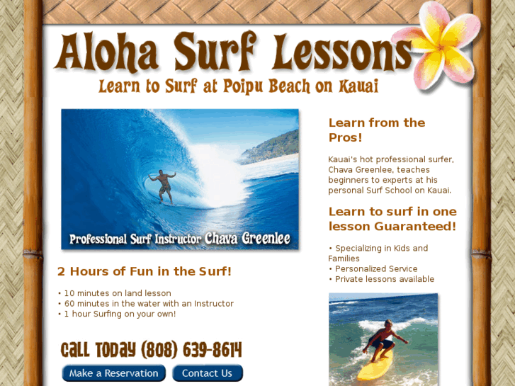 www.alohasurflessonskauai.com