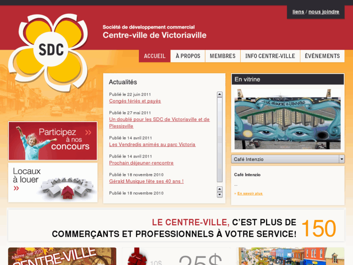 www.centrevillevictoriaville.com