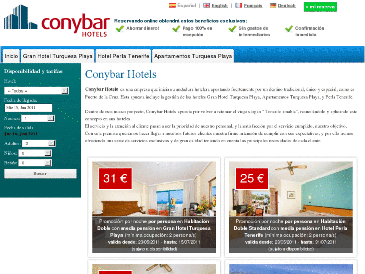 www.conybarhotels.com