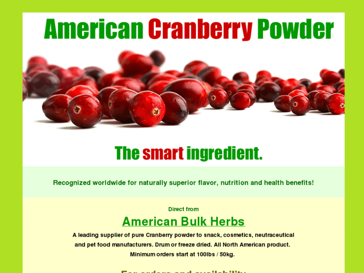 www.cranberry-powder.com