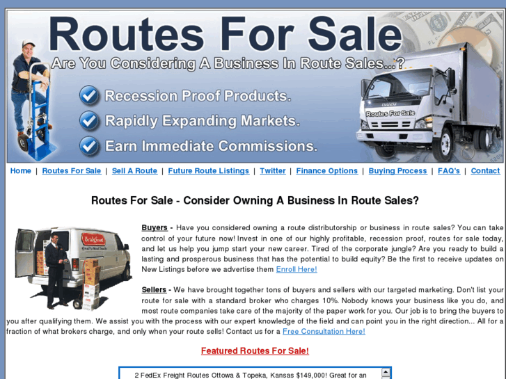 www.routesforsale.net