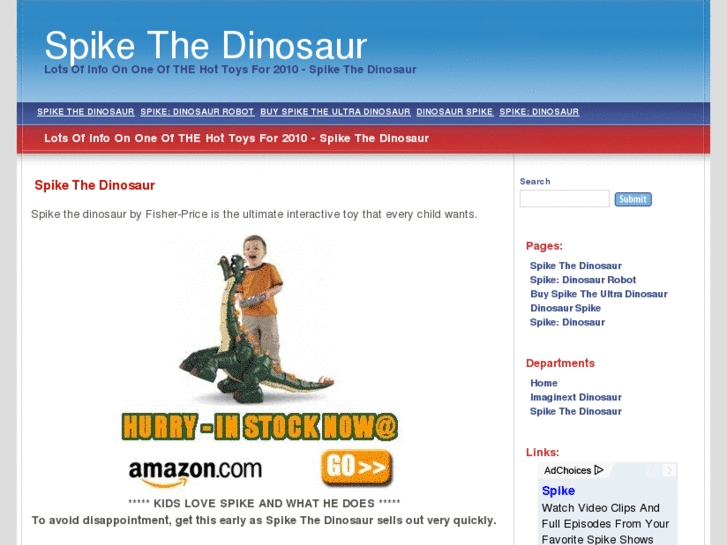 www.spike-the-dinosaur.com