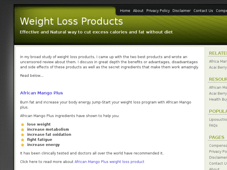 www.trustedweightlossproducts.com