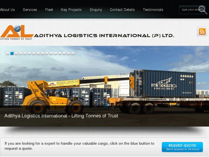 www.adithyalogistics.com