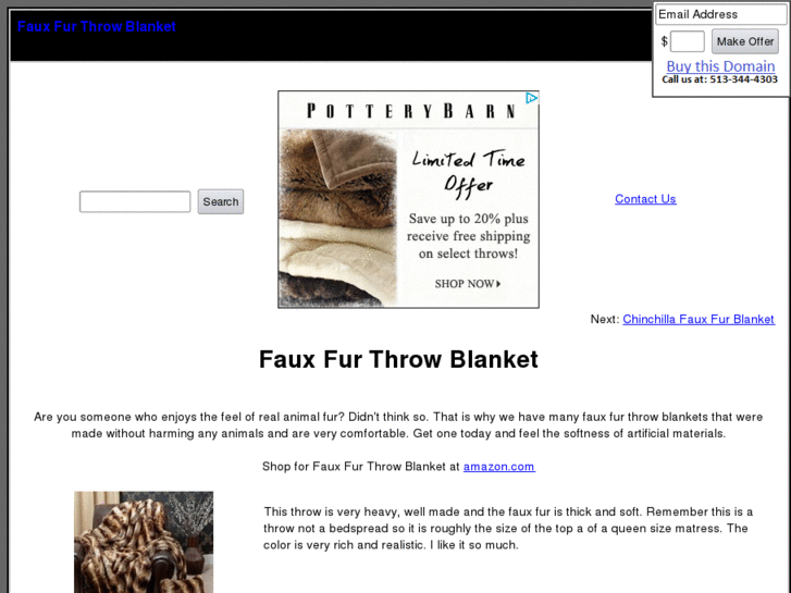 www.fauxfurthrowblanket.com