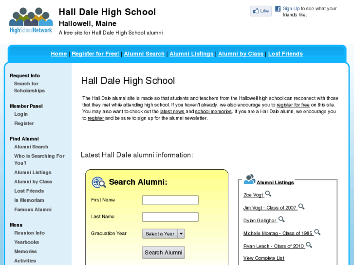 www.halldalehighschool.com