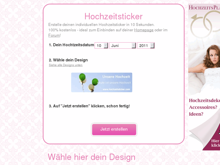 www.hochzeitsticker.com