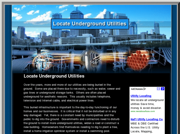 www.locateundergroundutilities.com