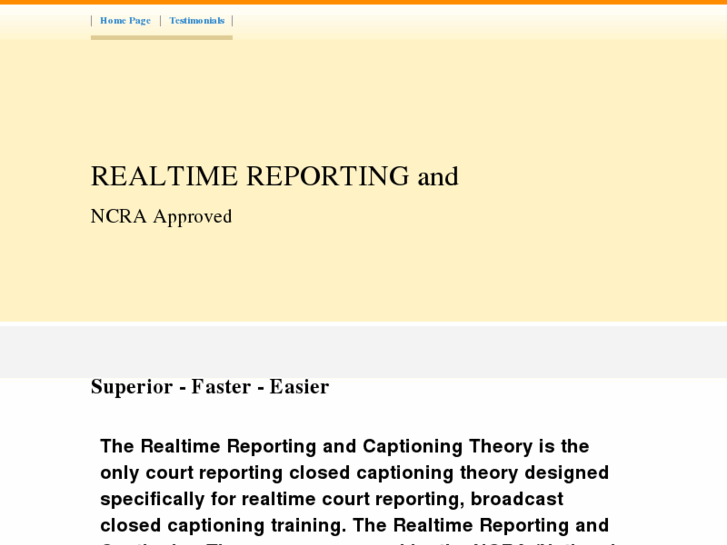 www.realtimereportingandcaptioningtheory.com