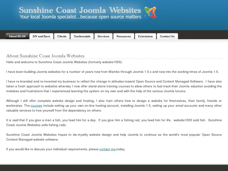 www.sunshinecoastjoomlawebsites.com