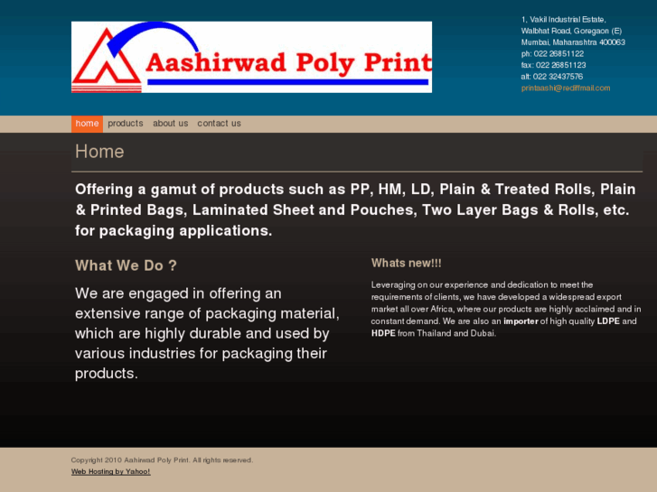 www.aashirwadpolyprint.com