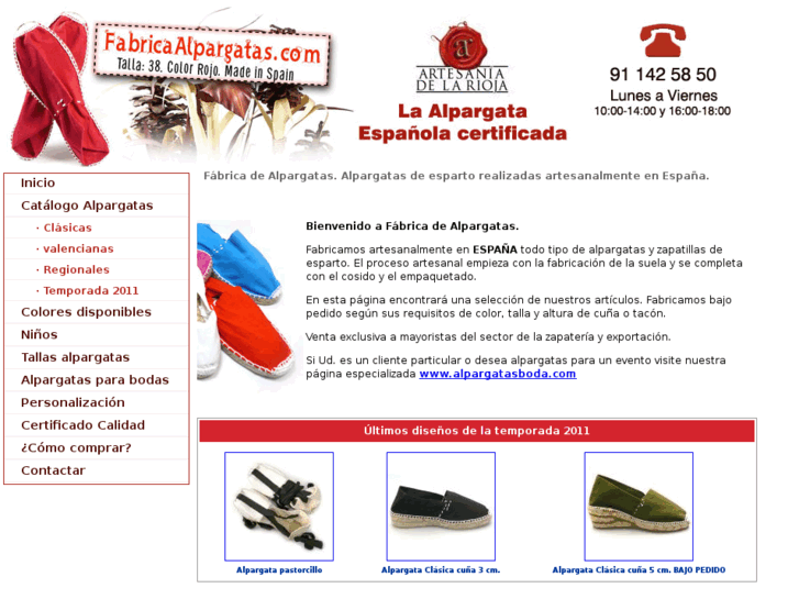 www.fabricaalpargatas.es