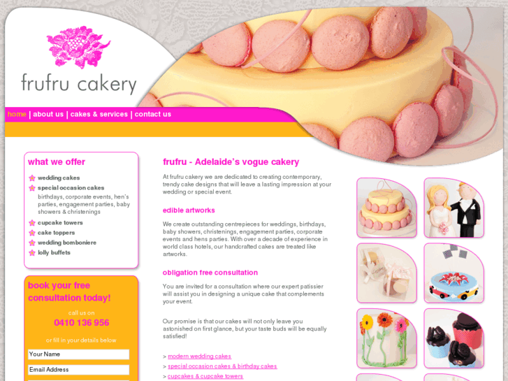 www.frufrucakery.com