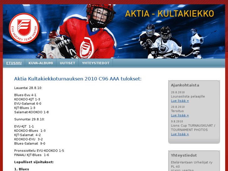 www.kultakiekko.net