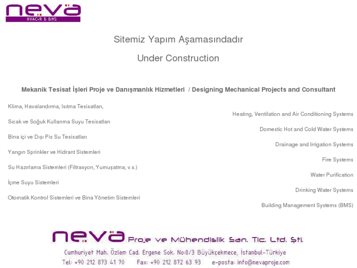 www.nevaproje.com