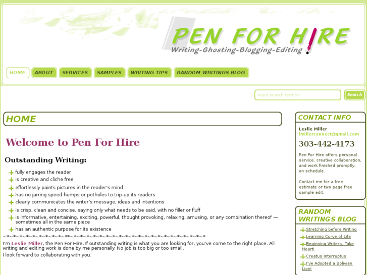 www.pen-for-hire.com