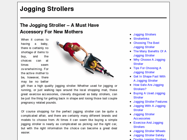 www.strollersforjogging.com