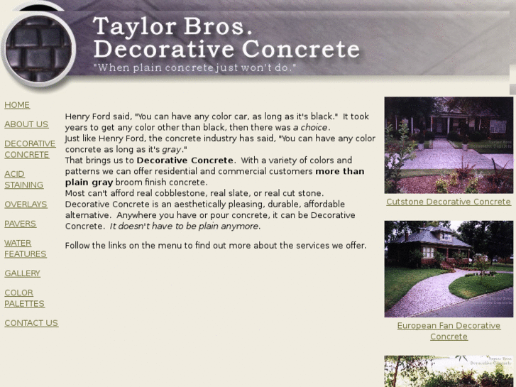 www.taylorbrosdecorativeconcrete.com