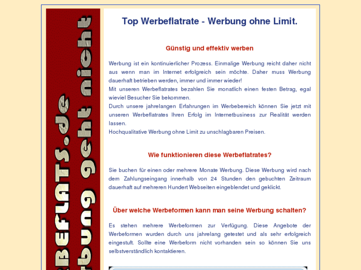 www.werbeflats.de