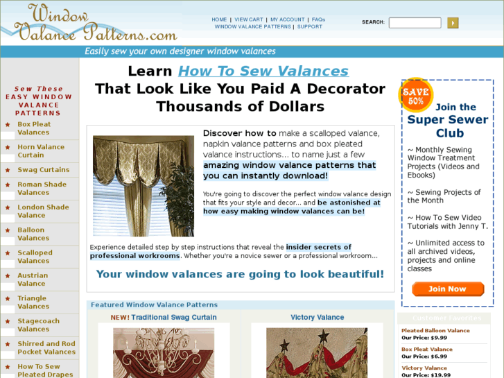 www.window-valance-patterns.com