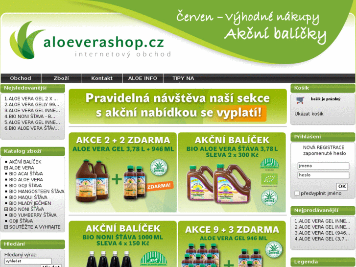 www.aloeverashop.cz