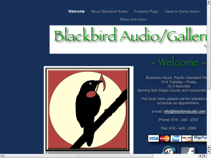 www.blackbirdaudiogallery.com