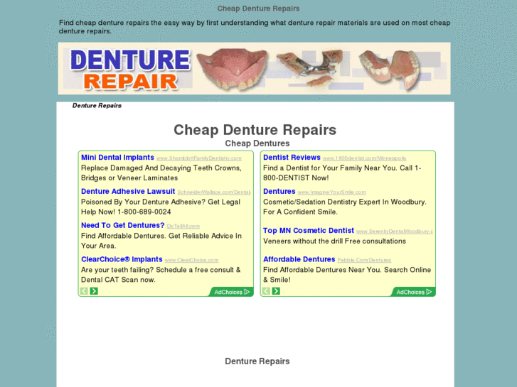 www.denturerepairservice.net