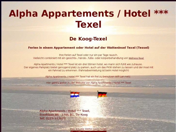 www.hotelauftexel.de