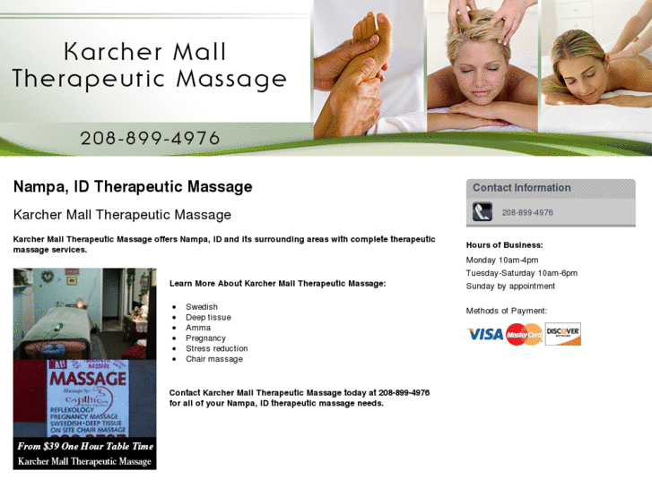 www.karchermalltherapeuticmassage.com