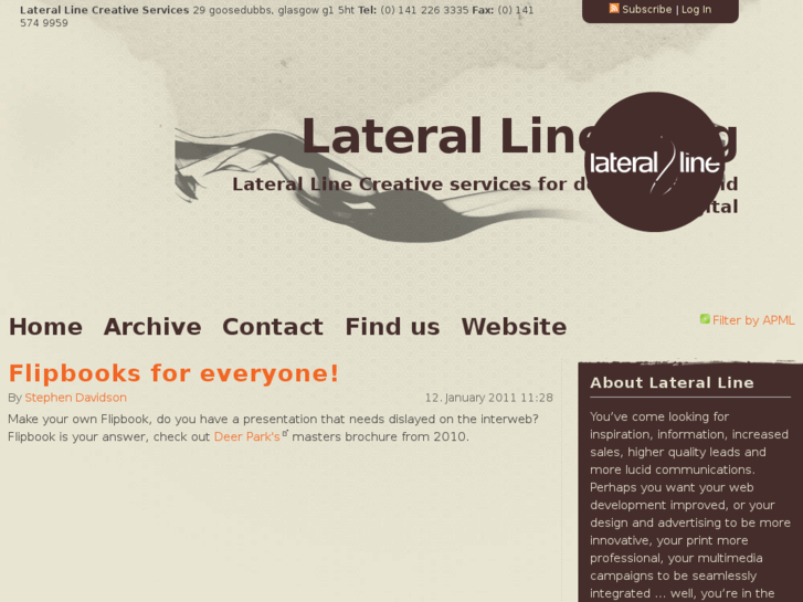 www.lateralline.co.uk