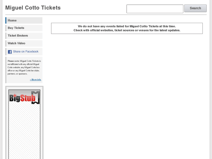 www.miguelcottotickets.com