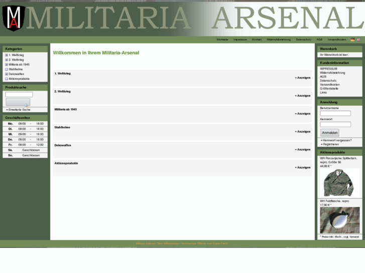 www.militaria-arsenal.biz