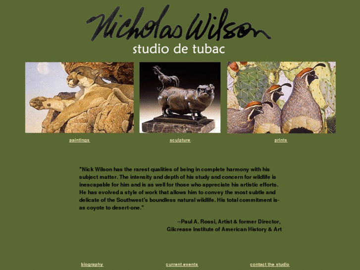 www.nicholaswilsonstudio.com