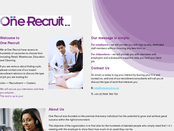 www.onerecruit.co.uk