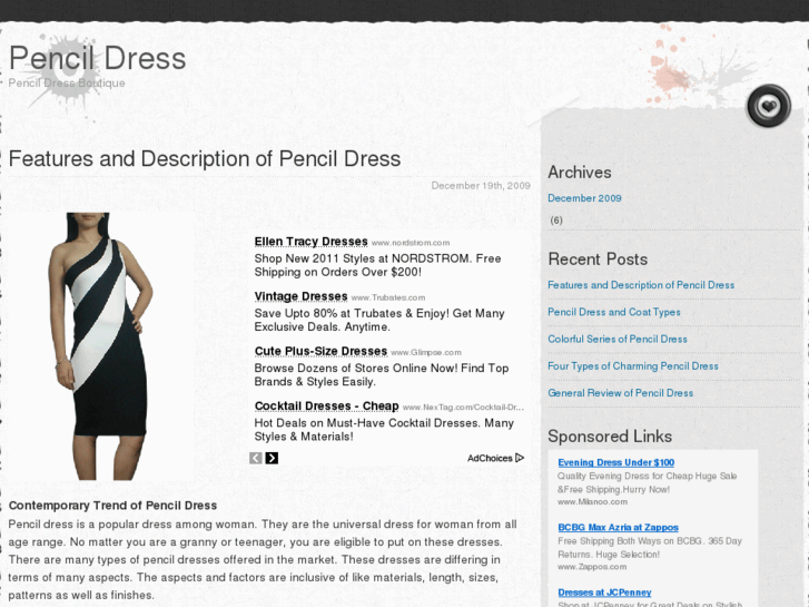 www.pencildress.net