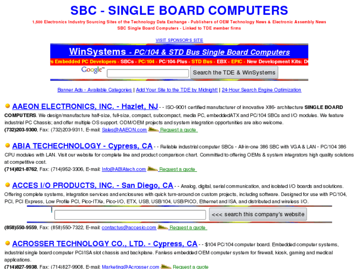 www.sbc-singleboardcomputers.com