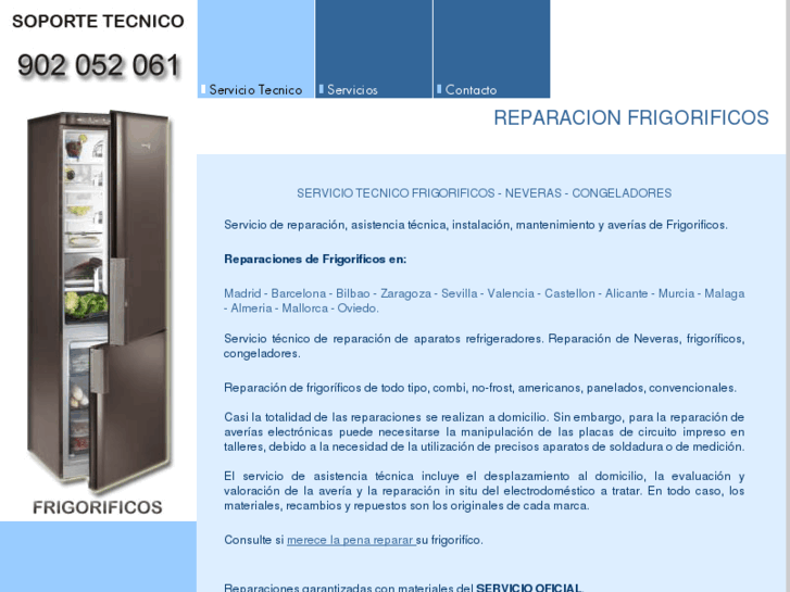 www.servicio-tecnicofrigorifico.es