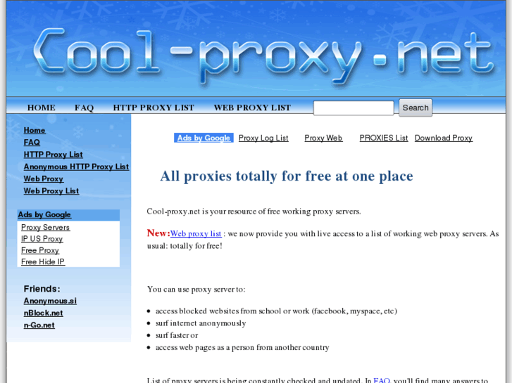 www.cool-proxy.net